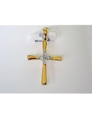 10k Diamond Ladies Cross Pendant