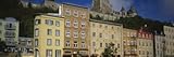 IMAGE OF Buildings along the Road, Chateau Frontenac Hotel, Lower Town, Quebec City, Quebec, Canada Premium Photographic Poster Print by Panoramic Images , 14x42
