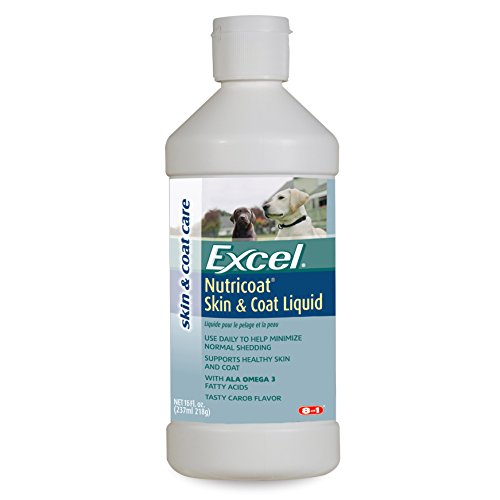 Excel Nutricoat Skin and Coat Supplement for Dogs, 16-Ounce