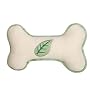 Simply Fido Organic Plush Knit Bone Pet Toy, Leaf