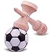 White & Black Soccer Ball Kendama And Extra String