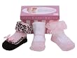3 Pair Pink Baby Girl Party Socks - 0-9 M -Keepsake Box- Baby Emporio 3 Pair Pink Baby Girl Party Socks - 0-9 M -Keepsake Box- Baby Emporio