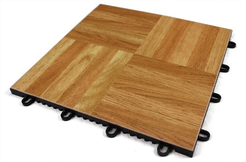 IncStores - 36 Piece Modular Tap Dance Set with Edge Pieces - Excellent for use as portable dance floors, trade show booths, and general flooring