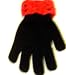 Gm12, One Size Dark Navy Magic Gloves Hand Trimmed with Red Chenille Cuff for Childre...
