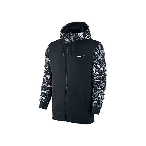 Nike mens CLUB FT FZ HOODY-CAMO 679396-010_L Lebanon Ubuy