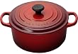Le Creuset Signature Enameled Cast-Iron 5-1/2-Quart Round French Oven, Cherry