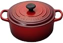 Le Creuset Signature Enameled Cast-Iron 9-Quart Round French Oven, Cherry