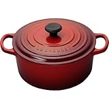 Le Creuset Signature Enameled Cast-Iron 5-1/2-Quart Round French Oven