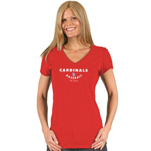 Soft As A Grape MLB Women's Tri Blend V Neck Jersey