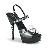 Women's Diamond-639, 6" Imbedded Heel Sling Back Platform Sandal