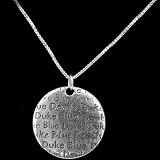 Dayna U Duke Blue Devils Sterling Silver Infinity Necklace