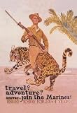 12 X 18 Stretched Canvas Poster Travel? Adventure? Join the Marines