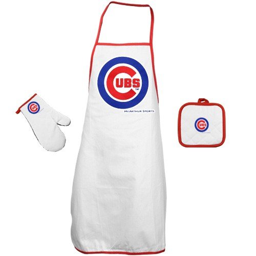 Chicago Cubs Tailgate & Kitchen Grill Combo Set