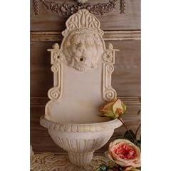 LANDHAUSSTIL WANDBRUNNEN L�WENKOPF RENAISSANCE SHABBY