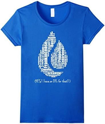Women's Frankincense Peppermimt Cedarwood Copaiba Geranium Yes I Hav XL Royal Blue