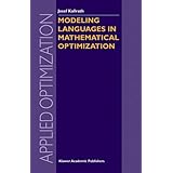 modeling languages in mathematical optimization applied optimization