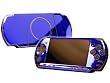 PlayStation Portable 3000 (PSP-3000) Skin - NEW - BLUE CHROME MIRROR system skins faceplate decal mod