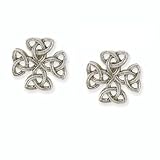  : Celtic Trinity Carolingian Cross Earrings