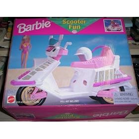 BARBIE SCOOTER FUN OOP 1996 by 