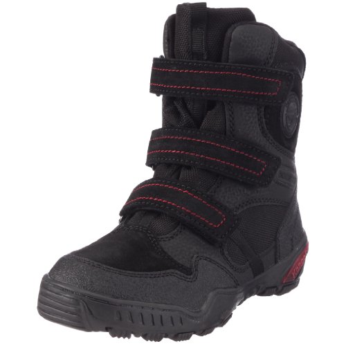 KangaROOS 10938 WulfJungen Stiefel, Schwarz (blk/red), EU 28