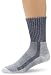 Thorlo Men's Coolmax Lt Hiker Crew Sock, Navy Heather, Large/13 Men's 9-12.5