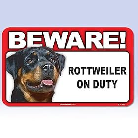 Rottweiler Sign