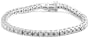 14k White Gold Diamond 4-Prong Tennis Bracelet (5.00 cttw, H-I Color, I1-I2 Clarity), 7''