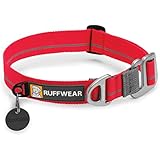 Ruffwear Crag Collar for Pets, Medium, Red Currant
