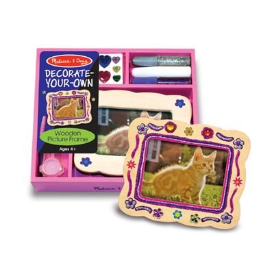 Melissa and Doug 3099 - Bilderrahmen Bastelset mit Farbe, Kleber, Stickern und Pailetten Preisvergleich