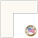 24x36 Smooth White / Super White Custom Mat for Picture Frame with 20x32 opening size (Mat Only, Frame NOT Included)
