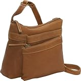 IMAGE OF Derek Alexander Compact Top Zip Handbag (Tan)