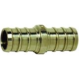 Watts LFWP15B-0808PB 1/2-Inch Barb by Barb Lead Free Brass PEX Coupling 10-Pack