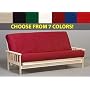 Natural White Premium Futon Cover - Queen Size