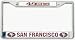 Sporting Goods : San Francisco 49ers Chrome License Plate Frames - Set of 2