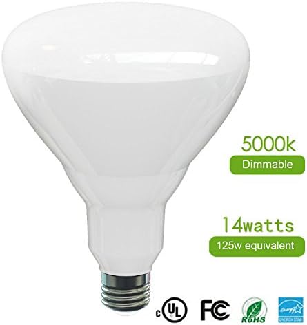 BR40 Led 5000k Daylight Bulbs Flood Light Bulbs Dimmable - 18w 100 Watt Equivalent - 120v Ul-listed and Energy Star