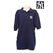 New York Yankees MLB Boys "Original" Pique Polo Shirt (Navy)