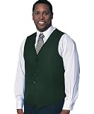 Vests - Fully Lined, Dark Green, Large