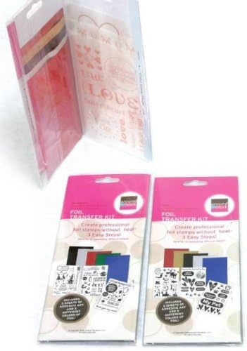 Around the Block Foil Transfer Kit - Create Foil Stamps without Heat! - Love