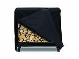 WeatherReady WRBL48LR Polyester Log-Rack Cover, Black, 48 Inches