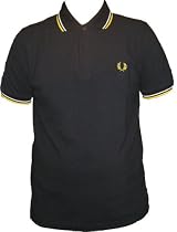 Fred Perry Mens M12 Original Twin Tipped Polo Shirt (Made in England) - Comes in Several Different Colors!