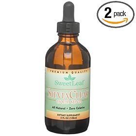 SweetLeaf SteviaClear Liquid Stevia, 4-Ounce Bottles (Pack of 2) SweetLeaf SteviaClear Liquid Stevia, 4-Ounce Bottles (Pack of 2)