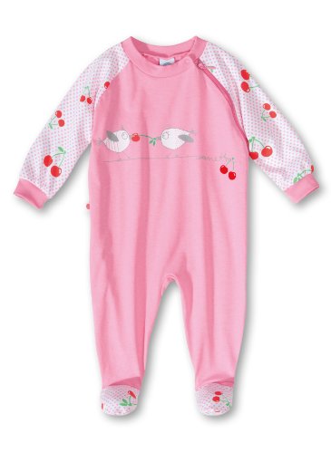 Sanetta Baby - M&auml;dchen Schlafanzug (Einteiler), Tierdruck 220785, Gr. 86, Rosa (3092) Preisvergleich