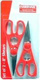 Farberware Red-Handled Kitchen Shears, Set of 2