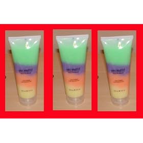 3x Swisa Beauty Dead Sea Salt Souffle Pure Vitamins Rain Bow