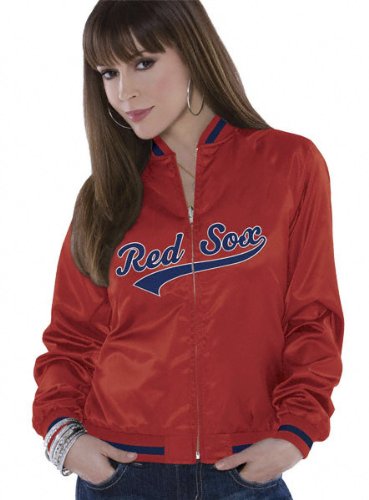 Boston Red Sox Women's Reversible Satin Jacket - by Alyssa Milano