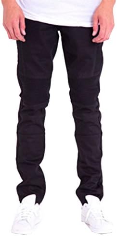 Crysp Jordan Biker Denim Jeans In Black Size 30