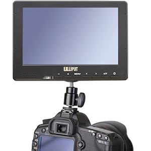  videocámara hd Lilliput 667GL-70NP/H/Y LCD de 7 pulgadas de monitor portÃ¡til de pequeÃ±o campo de resoluciÃ³n Full HD 1080p con salida HDMI, YPbPr, entradas RCA de vÃ­deo para cÃ¡maras de vÃ­deo profesionales