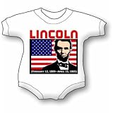 ABRAHAM LINCOLN-USA 16TH PRESIDENT Baby Ultrasoft... by E-Shirt