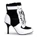 Funtasma by Pleaser Women's Referee-125/BW referee costume boots,Black Canvas,9 M US