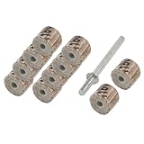 uxcell フラップホイール　ブラシ シャフト　軸　研削工具　研磨加工　ホイール　8mm x 8mm x 3mm 　10個セット